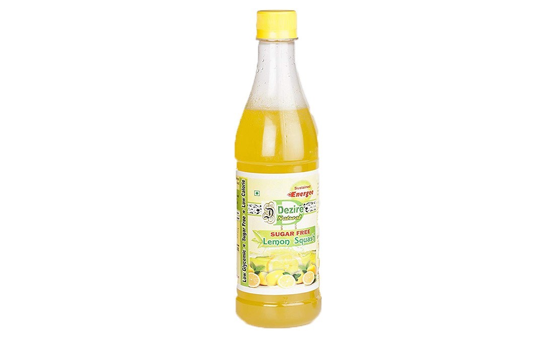 Dezire Natural Sugar Free Lemon Squash   Bottle  700 millilitre